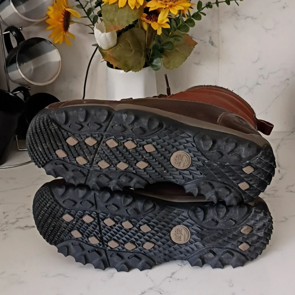 TIMBERLAND WATERPROOF LEATHER BOOTS FOR MEN